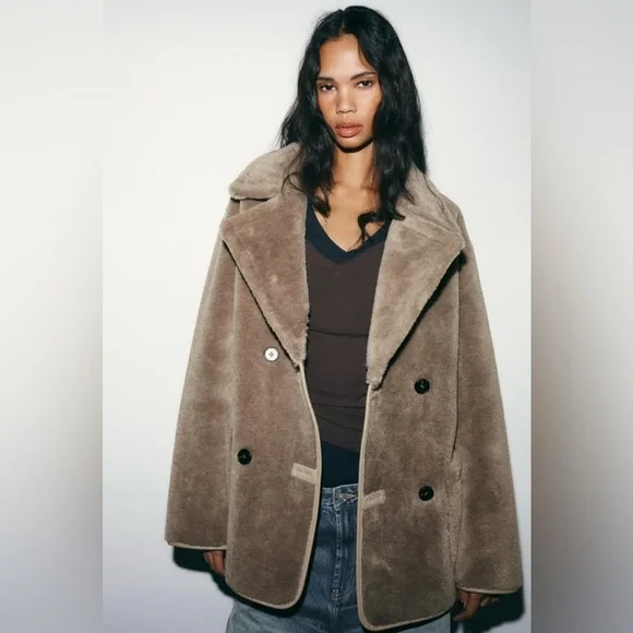 ZARA REVERSIBLE JACKET - Picture 1 of 6